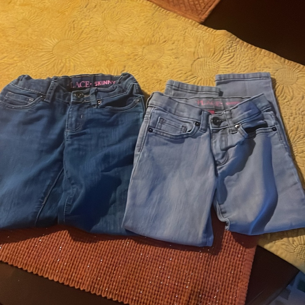 2 pair of kid jeans